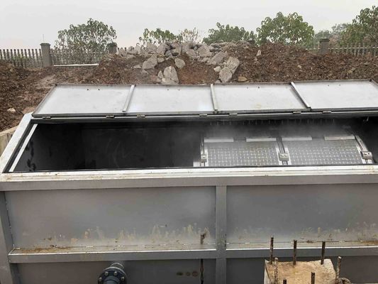 Σύστημα διήθησης νερού αποβλήτων ανοξείδωτου, άσπρο φίλτρο περιστροφικών τυμπάνων