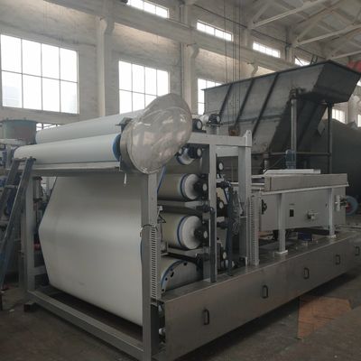 Edelstahl-Schlamm-Entwässerungsausrüstung, Presse-Abwasserbehandlung des Gurt-10m3/h