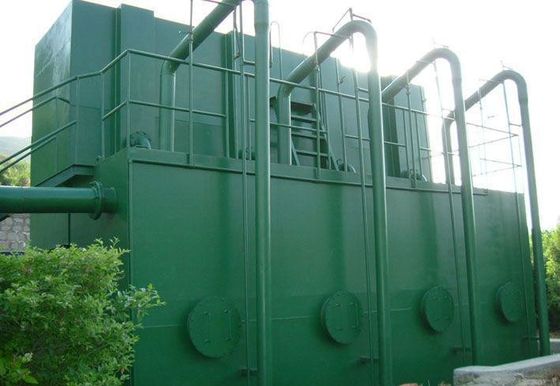 유기성 하수의 화학적 물 정제 장치 장비 후속 여과 작용