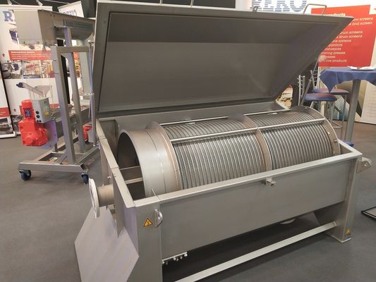 Sprzęt do usuwania drobnych zanieczyszczeń Bębenowy mikrofiltr klasy spożywczej z systemem płukania wstecznego