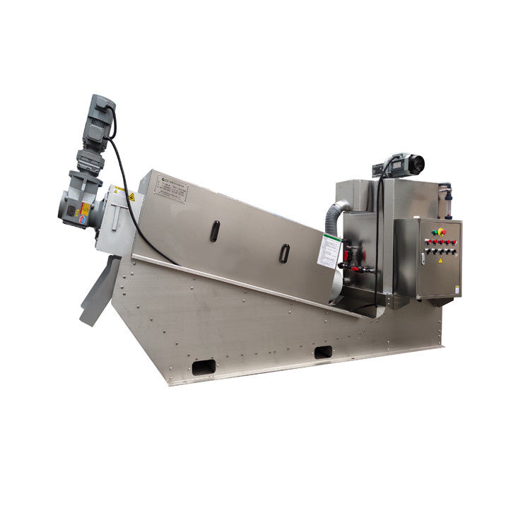 12m3/H 나선형 찌꺼기 탈수 기계 스테인레스 강 석탄은 탈수하는 찌꺼기를 점액으로 뒤덮습니다