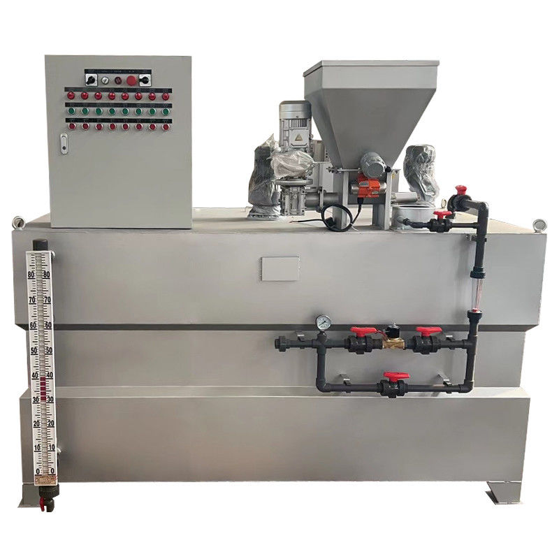 5000L/H ระบบการจ่ายสารแบบผงอัตโนมัติ PAC Dosing System การบำบัดน้ำ