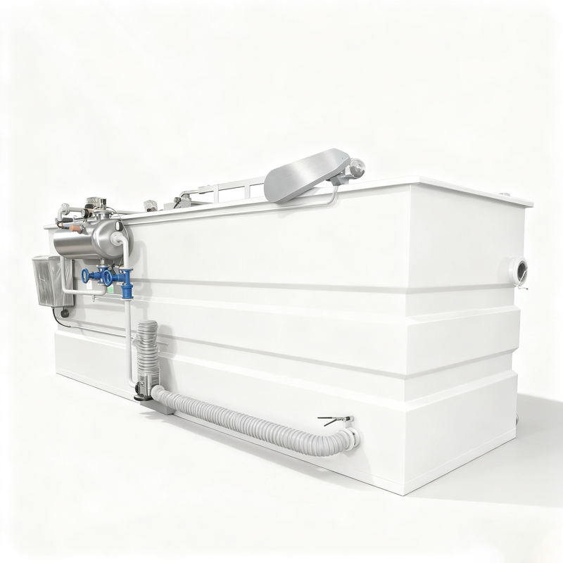 1000L-4000L löste Luft-Schwimmaufbereitungs-Maschine für Fleischverarbeitungs-Abwasserbehandlung auf